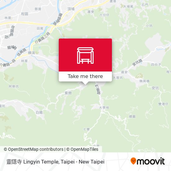 靈隱寺 Lingyin Temple map