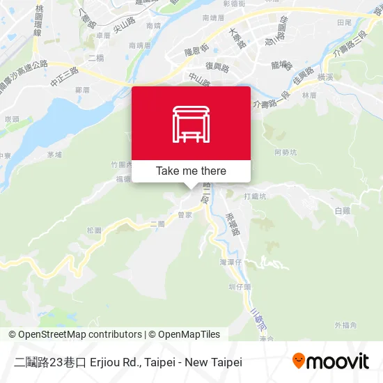 二鬮路23巷口 Erjiou Rd.地圖