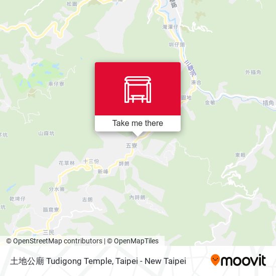 土地公廟 Tudigong Temple map