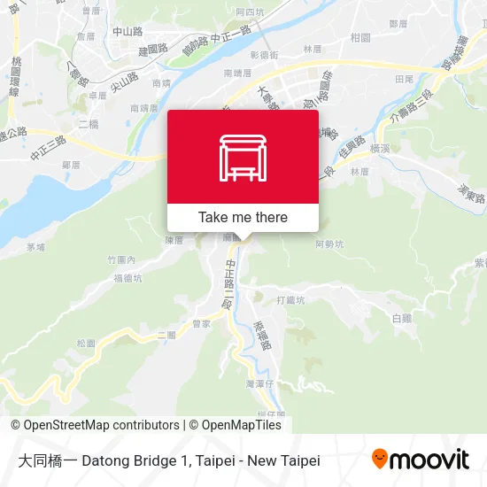 大同橋一 Datong Bridge 1 map