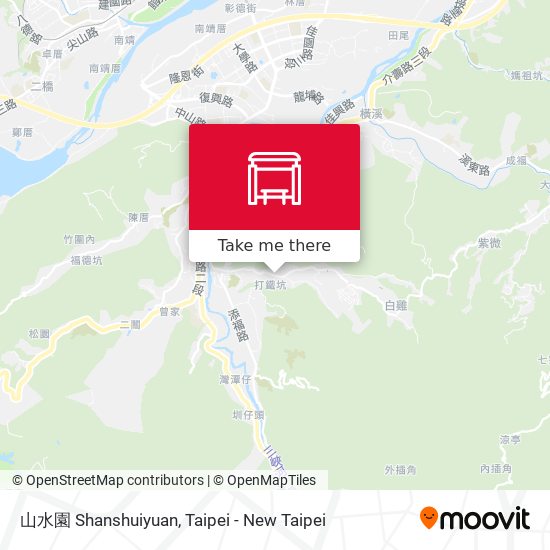 山水園 Shanshuiyuan map