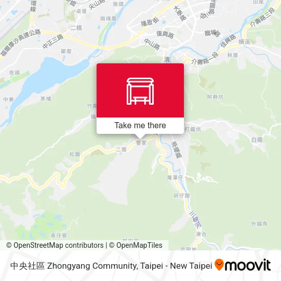 中央社區 Zhongyang Community map