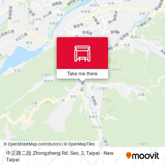 中正路二段 Zhongzheng Rd. Sec. 2地圖