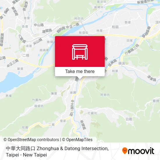 中華大同路口 Zhonghua & Datong Intersection地圖
