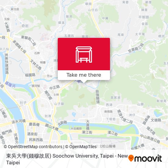 東吳大學(錢穆故居) Soochow University map