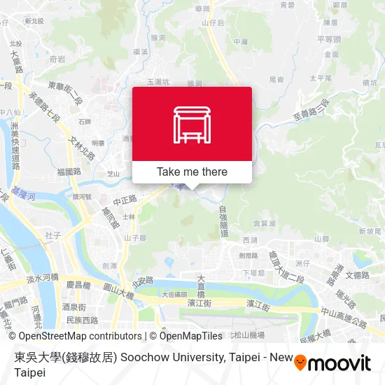 東吳大學(錢穆故居) Soochow University map