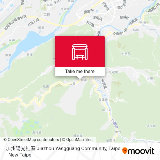 加州陽光社區 Jiazhou Yangguang Community map