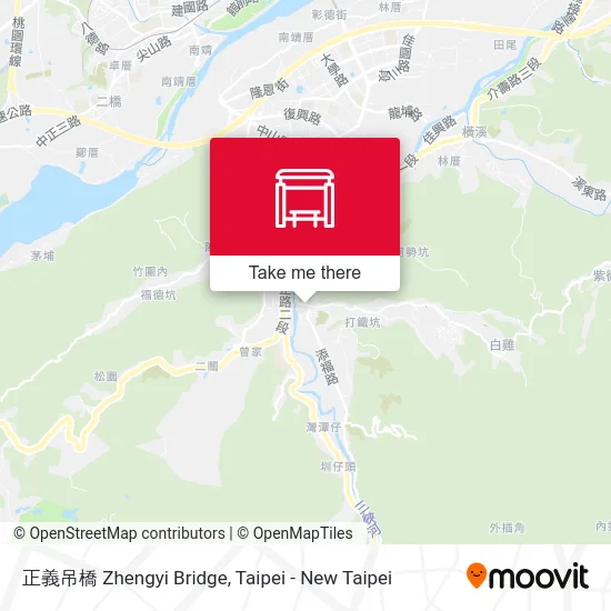 正義吊橋 Zhengyi Bridge map