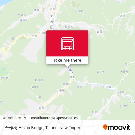 合作橋 Hezuo Bridge map