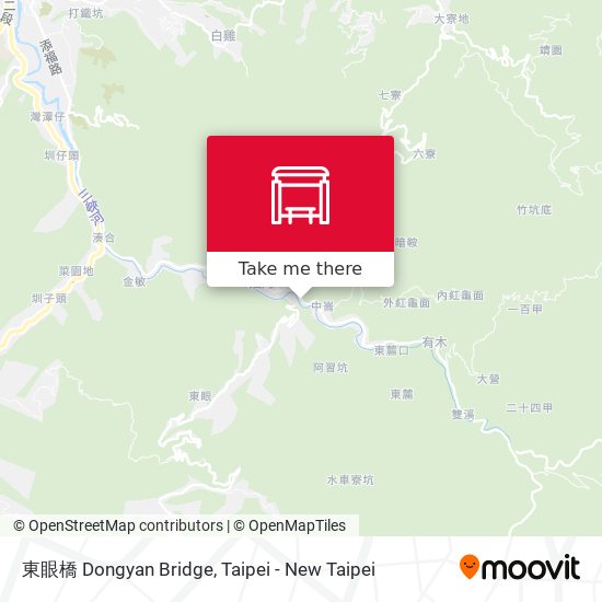 東眼橋 Dongyan Bridge地圖