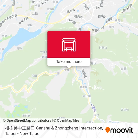 柑樹路中正路口 Ganshu & Zhongzheng Intersection map