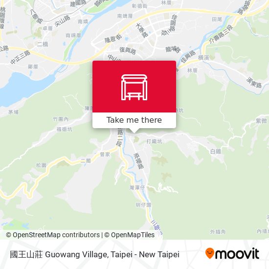 國王山莊 Guowang Village map
