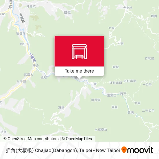 插角(大板根) Chajiao(Dabangen) map