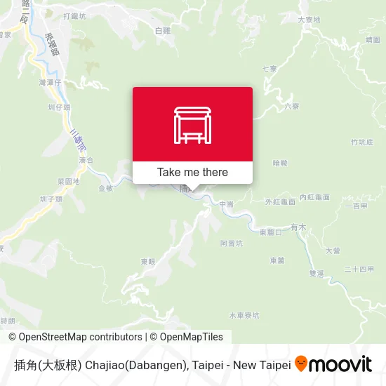 插角(大板根) Chajiao(Dabangen) map