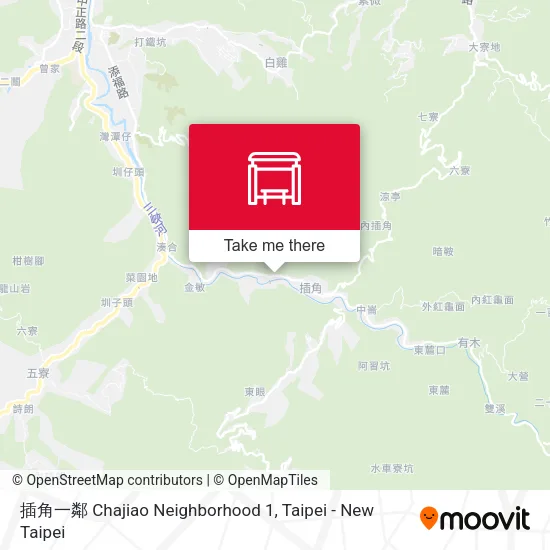 插角一鄰 Chajiao Neighborhood 1 map