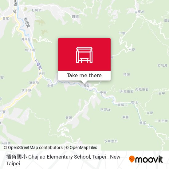 插角國小 Chajiao Elementary School地圖