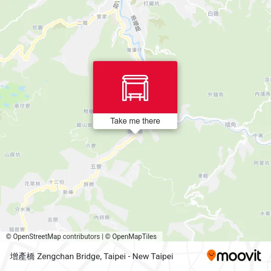 增產橋 Zengchan Bridge map