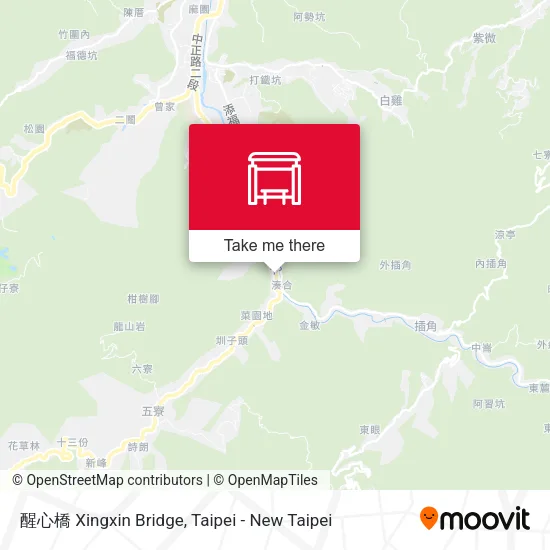 醒心橋 Xingxin Bridge map