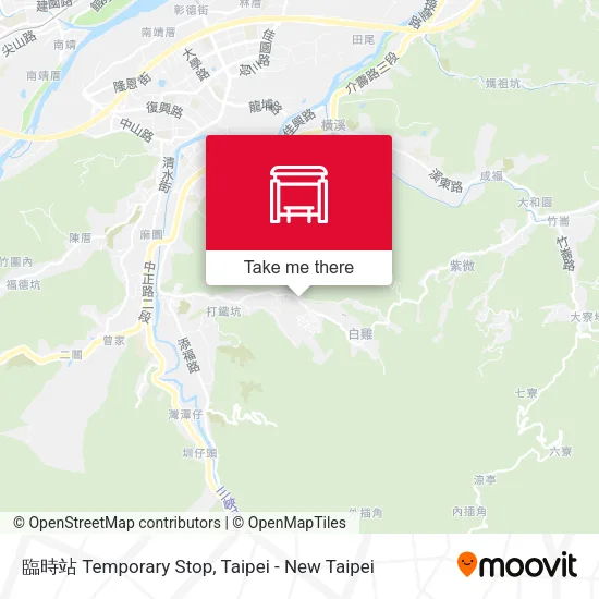 臨時站 Temporary Stop map