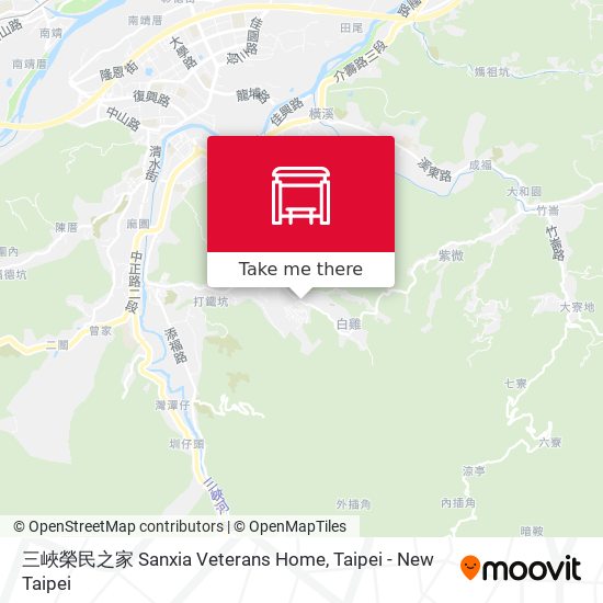 三峽榮民之家 Sanxia Veterans Home map