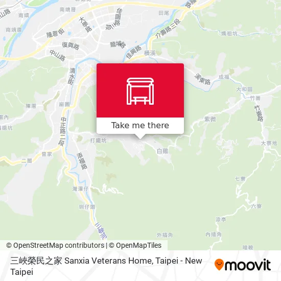 三峽榮民之家 Sanxia Veterans Home地圖