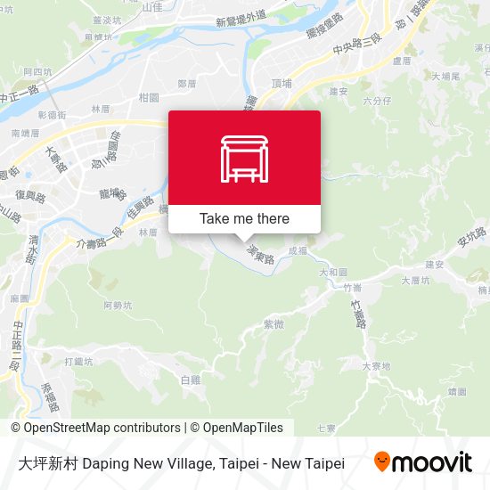 大坪新村 Daping New Village map