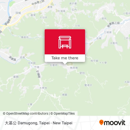 大墓公 Damugong map