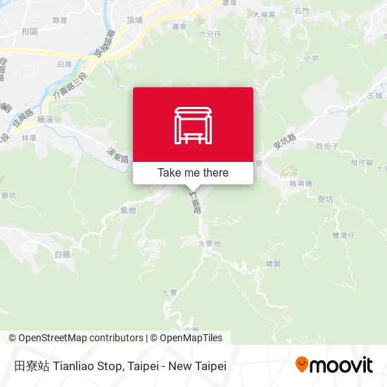 田寮站 Tianliao Stop map