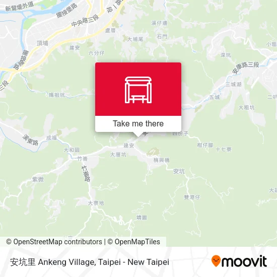 安坑里 Ankeng Village map