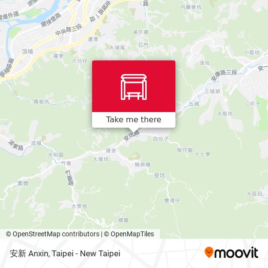 安新 Anxin map