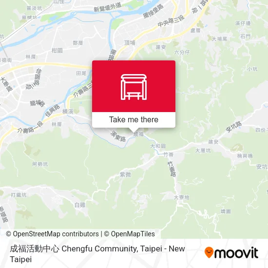 成福活動中心 Chengfu Community map