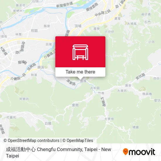 成福活動中心 Chengfu Community map