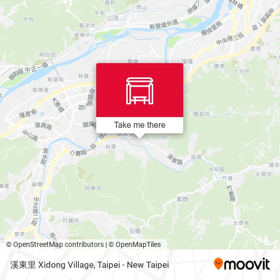 溪東里 Xidong Village map
