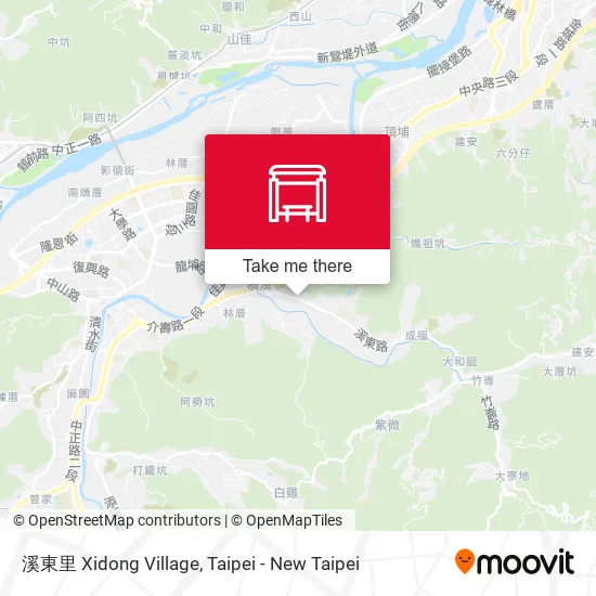 溪東里 Xidong Village map