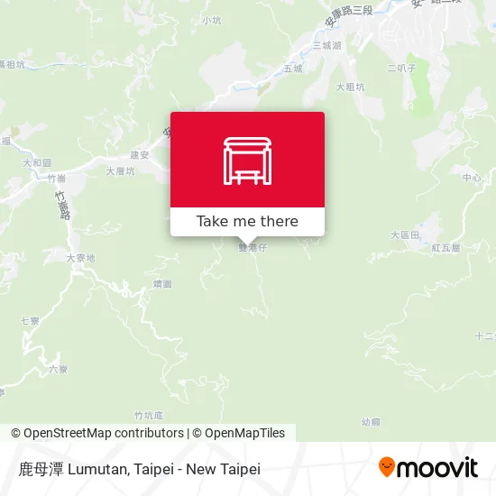 鹿母潭 Lumutan map