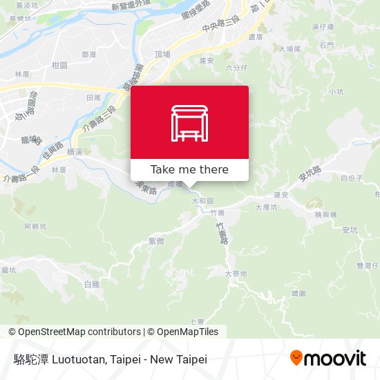 駱駝潭 Luotuotan map
