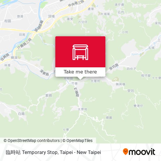 臨時站 Temporary Stop map