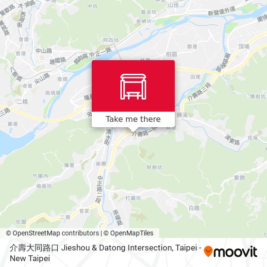 介壽大同路口 Jieshou & Datong Intersection map