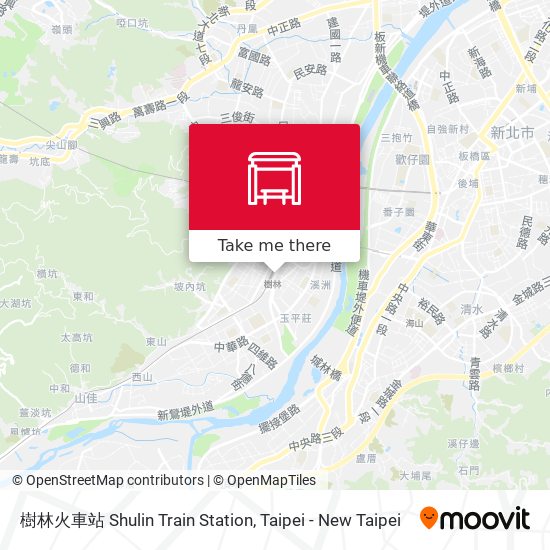 樹林火車站 Shulin Train Station map