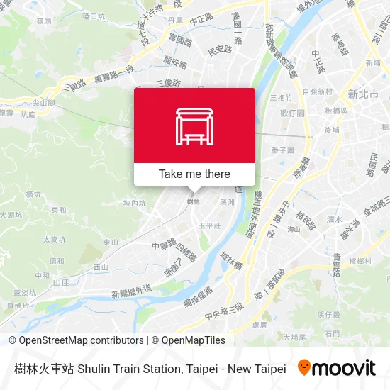 樹林火車站 Shulin Train Station map