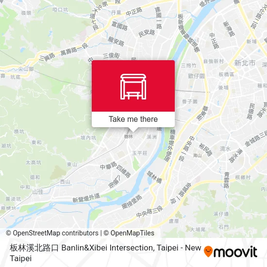 板林溪北路口 Banlin&Xibei Intersection map