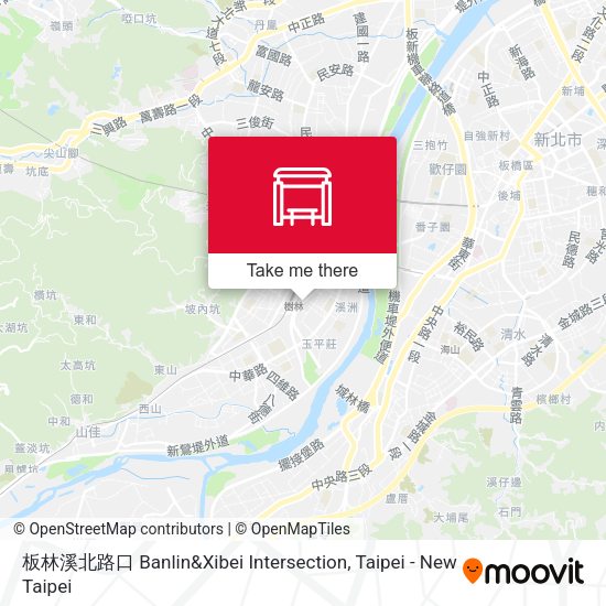 板林溪北路口 Banlin&Xibei Intersection地圖