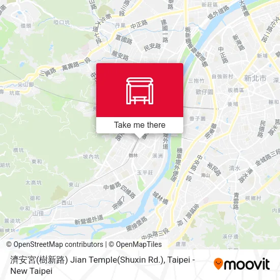 濟安宮(樹新路) Jian Temple(Shuxin Rd.)地圖