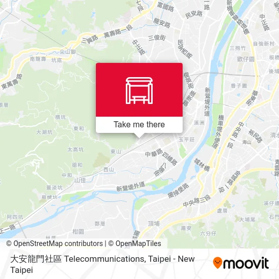 大安龍門社區 Telecommunications map