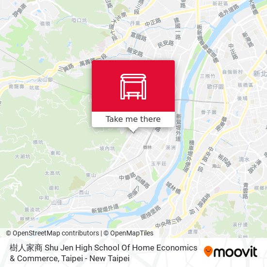 樹人家商 Shu Jen High School Of Home Economics & Commerce map