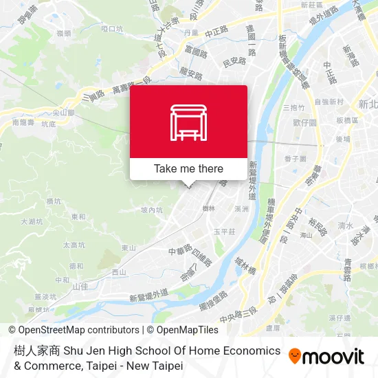 樹人家商 Shu Jen High School Of Home Economics & Commerce地圖