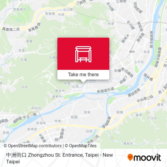 中洲街口 Zhongzhou St. Entrance map