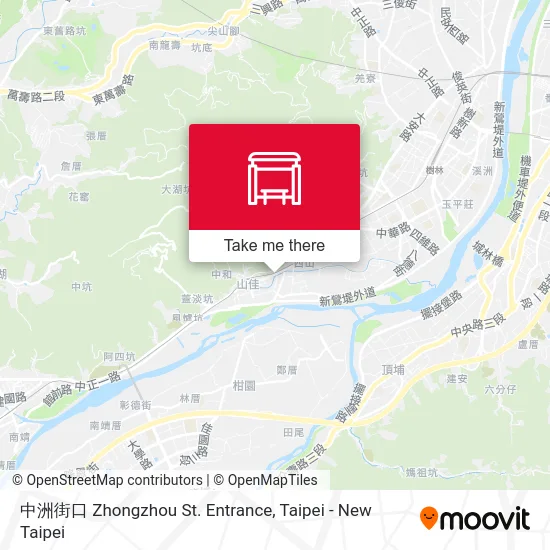 中洲街口 Zhongzhou St. Entrance地圖