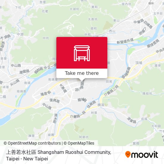 上善若水社區 Shangsham Ruoshui Community map