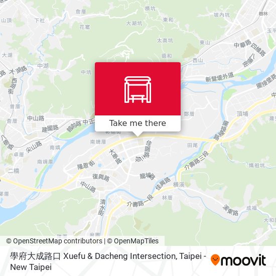 學府大成路口 Xuefu & Dacheng Intersection map
